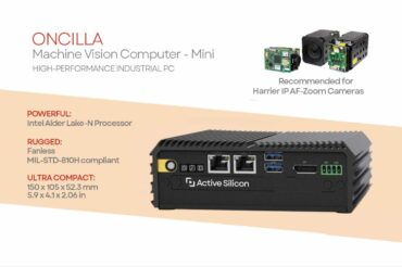 Oncilla machine vision computer mini with Harrier block cameras