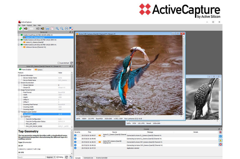 ActiveCapture – acquisition, analysis and display